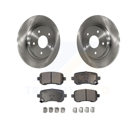 Rear Brake Rotors Ceramic Pad Kit For Dodge Grand Caravan Chrysler Town & Country Journey K8T-101794