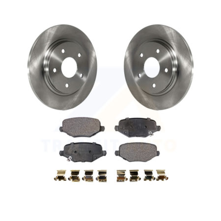 Rear Brake Rotors Ceramic Pad Kit For Dodge Grand Caravan Chrysler Town & Country Journey K8T-101796