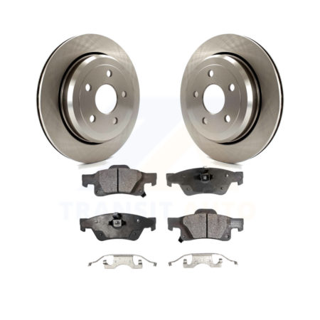 Rear Disc Brake Rotors And Ceramic Pads Kit For Jeep Grand Cherokee Dodge Durango WK K8T-101799