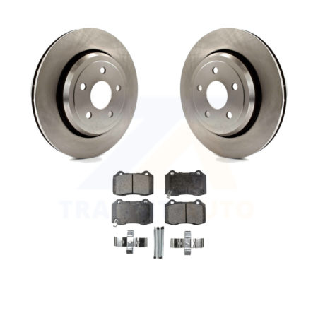 Rear Disc Brake Rotors And Ceramic Pads Kit For Jeep Grand Cherokee Dodge Durango K8T-101800