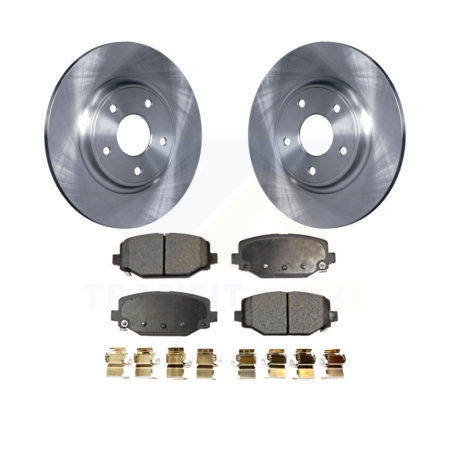 Rear Brake Rotors Ceramic Pad Kit For Dodge Grand Caravan Journey Chrysler Town & Country K8T-101801