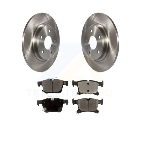 Rear Disc Brake Rotors And Ceramic Pads Kit For Chrysler Pacifica Voyager Grand Caravan K8T-101808