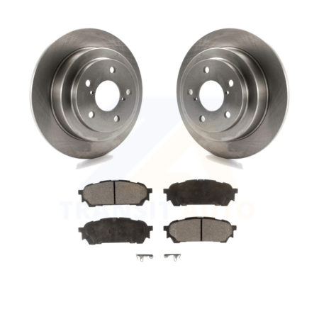 Rear Disc Brake Rotors And Ceramic Pads Kit For Subaru Forester Impreza Saab 9-2X K8T-101810