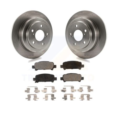 Rear Disc Brake Rotors And Ceramic Pads Kit For Subaru Forester Impreza K8T-101812