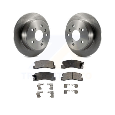 Rear Disc Brake Rotors And Ceramic Pads Kit For Toyota Camry Lexus ES300 Solara K8T-101814