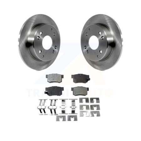 Rear Disc Brake Rotors And Ceramic Pads Kit For Honda Accord Acura CL K8T-101818