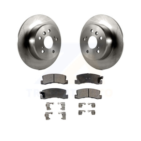 Rear Disc Brake Rotors And Ceramic Pads Kit For Toyota Camry Lexus RX300 ES300 K8T-101826