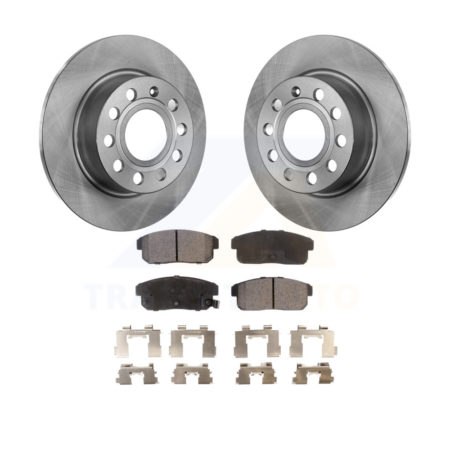 Rear Disc Brake Rotors And Ceramic Pads Kit For Nissan Maxima Infiniti I35 I30 INFINITI K8T-101829