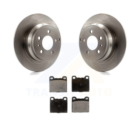 Rear Disc Brake Rotors And Ceramic Pads Kit For Volvo C70 V70 K8T-101830