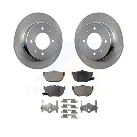 Rear Disc Brake Rotors And Ceramic Pads Kit For Hyundai Elantra Tiburon K8T-101832