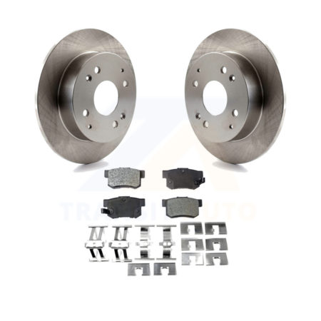 Rear Disc Brake Rotors And Ceramic Pads Kit For Honda Accord Acura CL K8T-101834