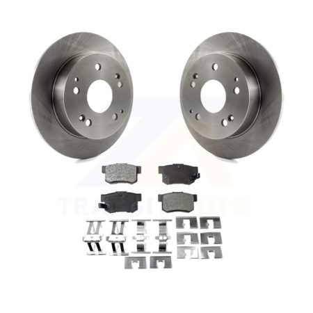 Rear Disc Brake Rotors And Ceramic Pads Kit For Honda Accord Civic Acura RSX Integra K8T-101835