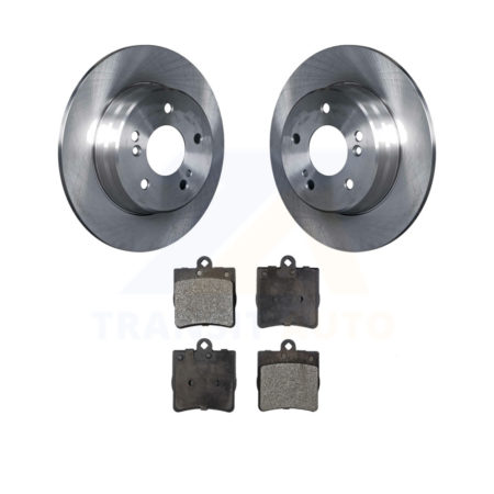 Rear Brake Rotors & Ceramic Pad Kit For Mercedes-Benz C230 C240 Chrysler Crossfire SLK230 K8T-101840