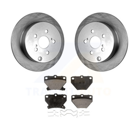 Rear Disc Brake Rotors And Ceramic Pads Kit For Toyota Corolla Matrix Pontiac Vibe Celica K8T-101848