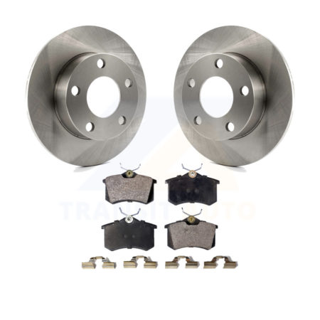 Rear Disc Brake Rotors And Ceramic Pads Kit For Volkswagen Passat Audi A4 Quattro K8T-101852