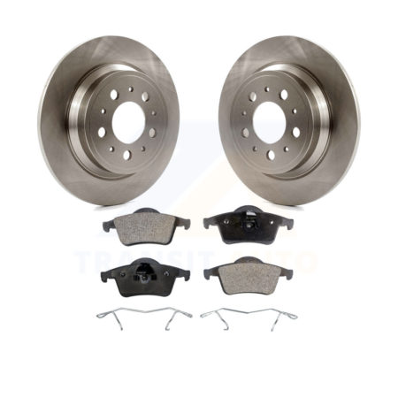 Rear Disc Brake Rotors And Ceramic Pads Kit For Volvo S60 V70 XC70 S80 K8T-101865