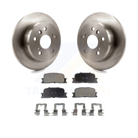 Rear Disc Brake Rotors And Ceramic Pads Kit For Toyota Camry Lexus ES330 ES300 K8T-101871