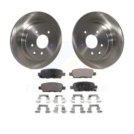 Rear Brake Rotor And Ceramic Pad Kit For Nissan Rogue Sport INFINITI G35 Select LEAF Juke K8T-101881