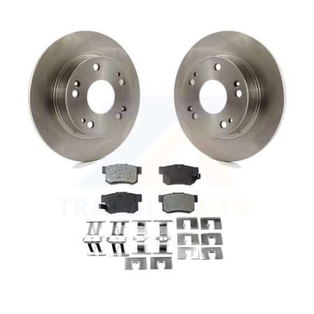 Rear Disc Brake Rotors And Ceramic Pads Kit For Honda Accord Acura TSX K8T-101888
