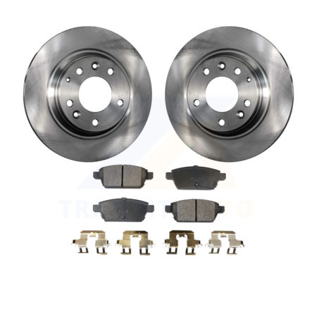 Rear Brake Rotor Ceramic Pad Kit For Ford Fusion Mazda 6 Lincoln MKZ Mercury Milan Zephyr K8T-101894