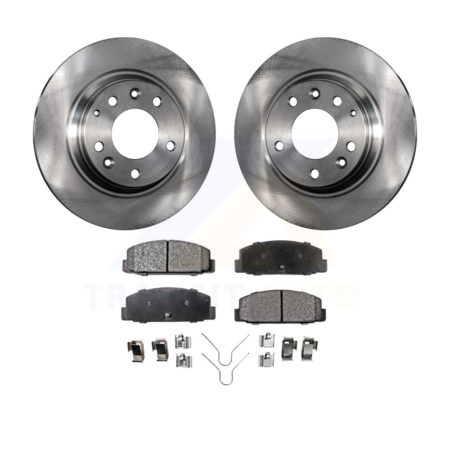 Rear Disc Brake Rotors And Ceramic Pads Kit For Mazda 6 Protege K8T-101895