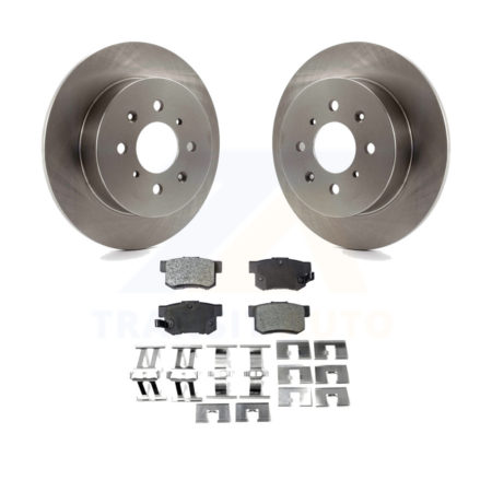 Rear Disc Brake Rotors And Ceramic Pads Kit For Honda Civic Acura EL K8T-101896