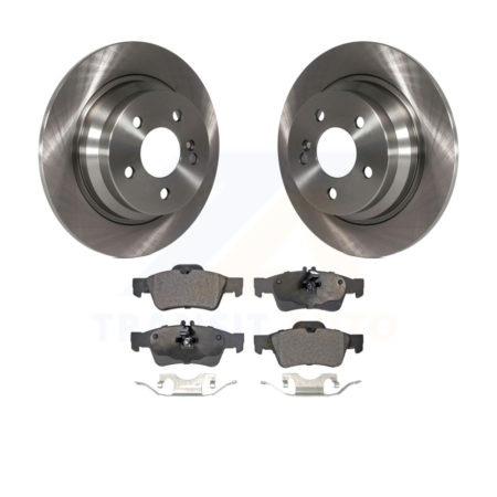 Rear Disc Brake Rotors Ceramic Pad Kit For Mercedes-Benz E320 E350 E500 E250 E63 AMG E300 K8T-101905