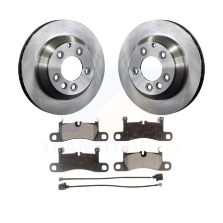 Rear Disc Brake Rotors And Ceramic Pads Kit For Porsche Cayenne Volkswagen Touareg K8T-101906