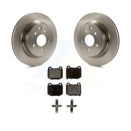 Rear Brake Rotor Ceramic Pad Kit For Nissan 350Z Infiniti G35 INFINITI With Brembo Brakes K8T-101908