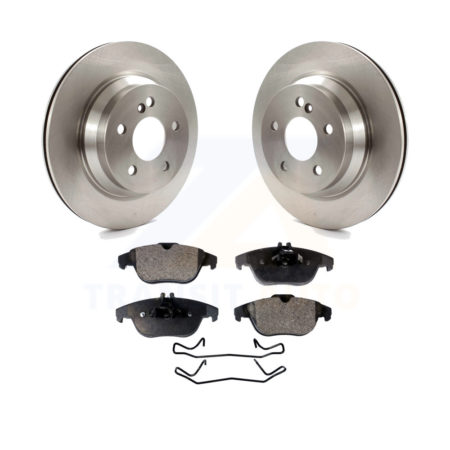 Rear Disc Brake Rotors And Ceramic Pads Kit For Mercedes-Benz GLK350 E350 GLK250 K8T-101909