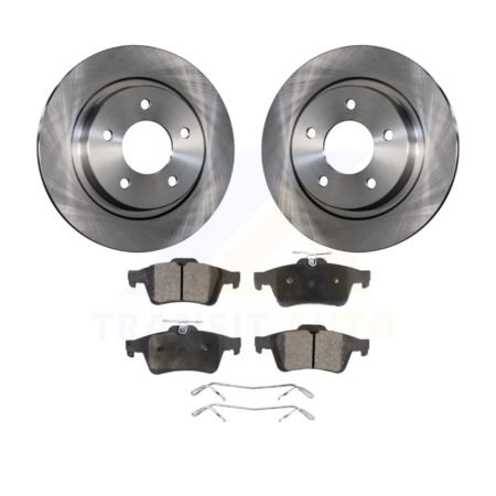 Rear Disc Brake Rotors And Ceramic Pads Kit For Mazda 3 Sport K8T-101914