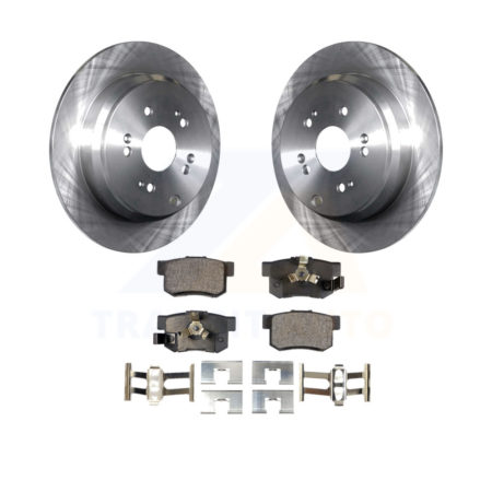 Rear Disc Brake Rotors And Ceramic Pads Kit For Honda CR-V Acura RDX K8T-101916