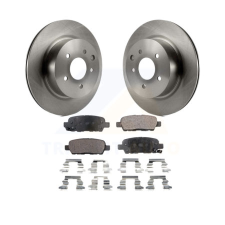 Rear Brake Rotors Ceramic Pad Kit For Nissan INFINITI Maxima G37 G35 M35 370Z 350Z QX50 Z K8T-101925