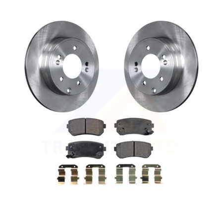 Rear Disc Brake Rotors And Ceramic Pads Kit For Hyundai Sonata Tucson Kia Cadenza K8T-101947