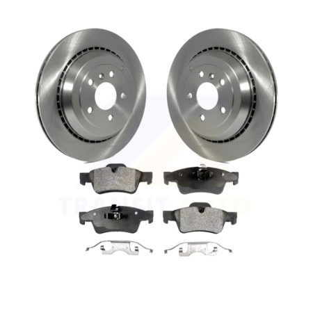 Rear Brake Rotor And Ceramic Pad Kit For Mercedes-Benz ML350 GL450 R350 GL550 GL350 ML500 K8T-101952