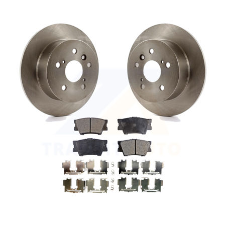 Rear Disc Brake Rotors And Ceramic Pads Kit For Toyota Camry Lexus ES350 Avalon K8T-101959