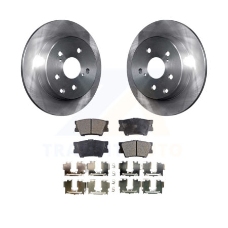 Rear Disc Brake Rotors And Ceramic Pads Kit For Toyota RAV4 Lexus HS250h K8T-101965