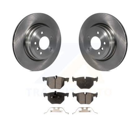 Rear Disc Brake Rotors Ceramic Pad Kit For BMW 335i X1 xDrive 330i 335xi 335d 330xi 335is K8T-101966