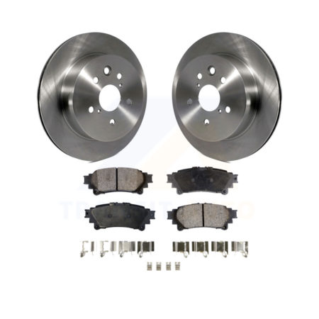 Rear Disc Brake Rotors And Ceramic Pads Kit For Lexus IS250 IS350 K8T-101968