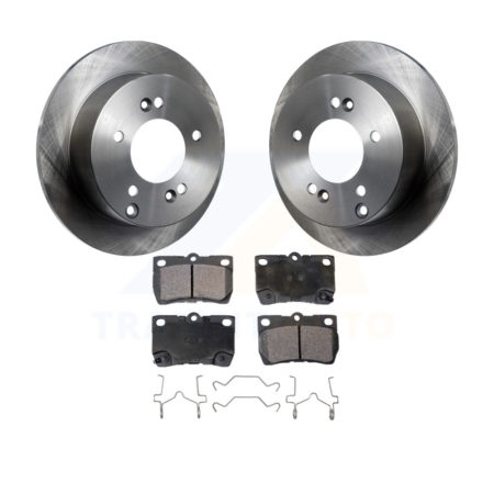 Rear Disc Brake Rotors And Ceramic Pads Kit For Lexus IS250 K8T-101969