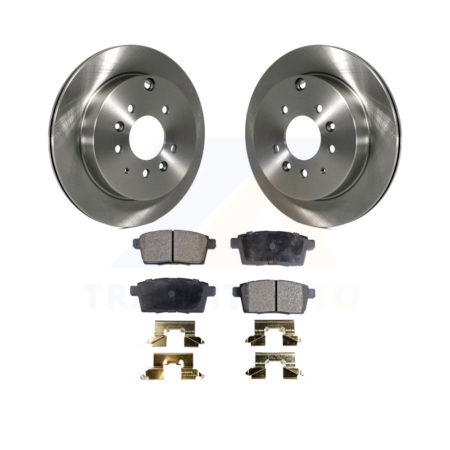 Rear Disc Brake Rotors And Ceramic Pads Kit For Ford Edge Mazda CX-7 Lincoln MKX K8T-101979