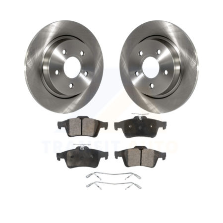 Rear Disc Brake Rotors And Ceramic Pads Kit For Volvo S40 C70 C30 V50 K8T-101982