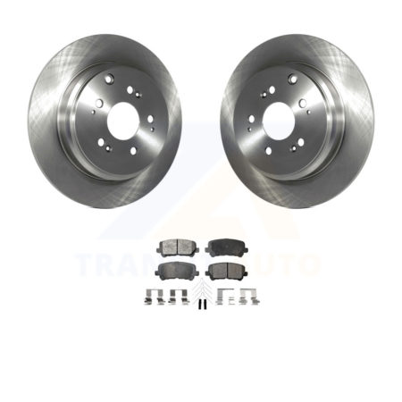 Rear Disc Brake Rotors And Ceramic Pads Kit For Honda Odyssey Pilot Acura MDX ZDX K8T-101983