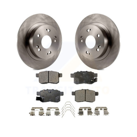 Rear Disc Brake Rotors And Ceramic Pads Kit For Honda Accord Acura TSX K8T-101985
