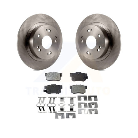 Rear Disc Brake Rotors And Ceramic Pads Kit For Honda Accord Acura ILX K8T-101986
