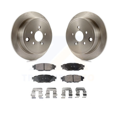Rear Brake Rotors & Ceramic Pad Kit For Subaru Outback Impreza Forester Legacy Scion FR-S K8T-102007