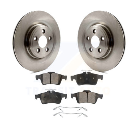 Rear Brake Rotor Ceramic Pad Kit For Jaguar XF XJ XK S-Type XJ8 Vanden Plas XKR XJR Super K8T-102009