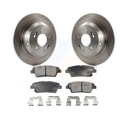 Rear Disc Brake Rotors And Ceramic Pads Kit For Hyundai Genesis G80 Kia K900 K8T-102022