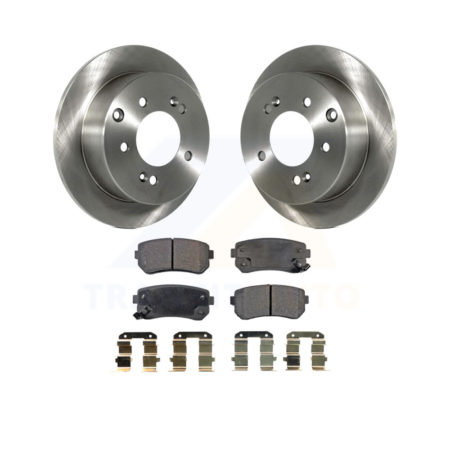 Rear Disc Brake Rotors And Ceramic Pads Kit For Kia Forte Koup Forte5 K8T-102029
