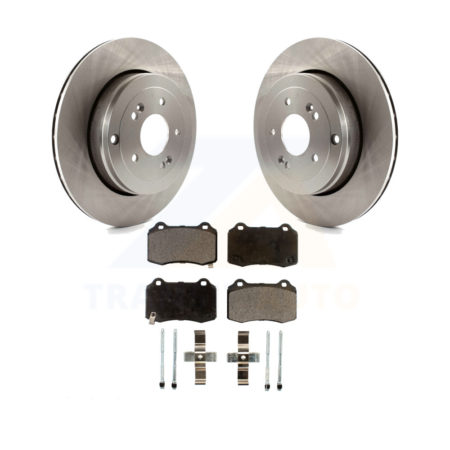 Rear Disc Brake Rotors And Ceramic Pads Kit For Hyundai Genesis Coupe K8T-102032
